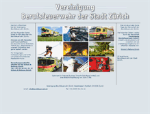 Tablet Screenshot of berufsfeuerwehr.ch